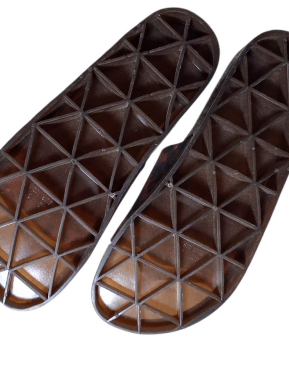 J. Crew Tortoise Pool Rubber Slides Size 9 - Picture 4 of 4